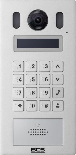 Panel zewnętrzny IP wielorodzinny z kamerą BCS-PAN9211S-S