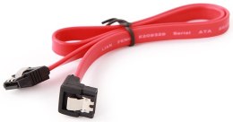 GEMBIRD CC-SATAM-DATA90 Gembird kabel do dysków SATA DATA III (6GB/S) 50cm metalowe zatrzaski kątowy cze