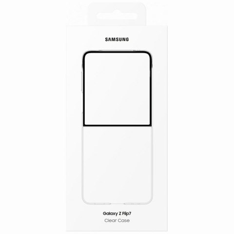 Etui Samsung Clear Case do Galaxy Z Flip7 przezroczysty