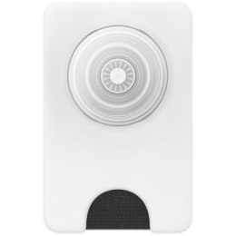 Uchwyt i podstawka do telefonu z portfelem Popsockets PopWallet+ PopGrip PW+ MS G2 MagSafe biało-przezroczysty 806926