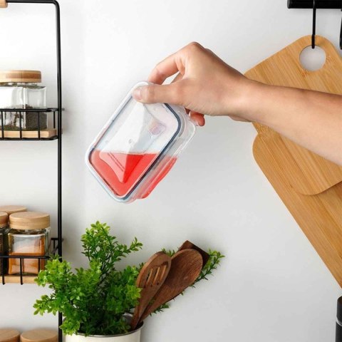 ZESTAW 4 POJEMNIKÓW NA ŻYWNOŚĆ Z POKRYWAMI I USZCZELKAMI 229244