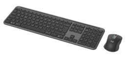 Logitech MK950 Signature for Business klawiatura Dołączona myszka Biuro RF Wireless + Bluetooth QWERTZ Niemiecki Grafitowy