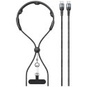 Kabel USAMS SJ759 U89 100W Fast Charging z masażerem czarny