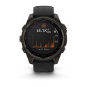 Zegarek sportowy Garmin Fenix 8 Solar Sapphire Titanium Carbon Grey 47mm Tytanowy