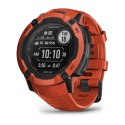 Zegarek sportowy Garmin Instinct 2X Solar 50mm Czerwony
