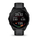 Zegarek sportowy Garmin Forerunner 165 AMOLED 43mm Czarny