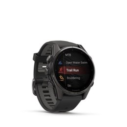 Zegarek sportowy Garmin Fenix 8 AMOLED 43mm Sapphire Czarny