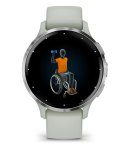 Zegarek sportowy Garmin Venu 3S AMOLED 41mm Srebrny