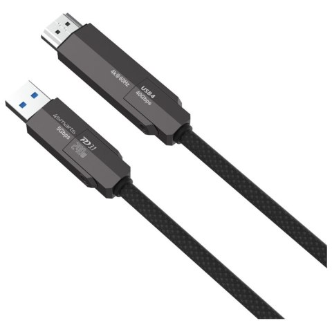 Kabel 4smarts ComboCord USB4 HDMI 240W 1.5m czarny