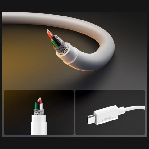Kabel Spigen EB6020CC Essential USB-C 60W 1m biały