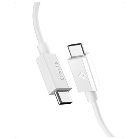 Kabel Spigen EB6020CC Essential USB-C 60W 1m biały