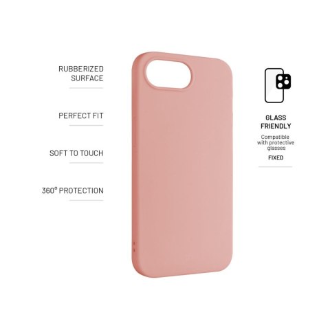 Fixed Story | Back Cover | Apple | iPhone 16e | Rubber | Pink
