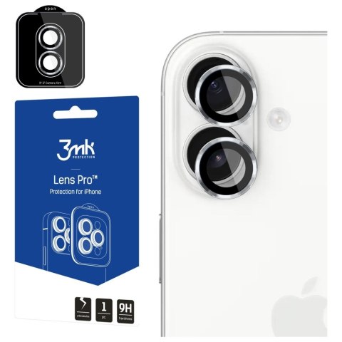 Ochrona na obiektyw aparatu 3MK Lens Protection Pro do Apple iPhone 17 srebrny