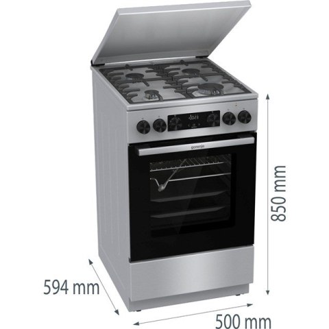 Kuchnia GORENJE GKS5C71XF