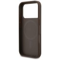 Etui Guess 4G Small Classic Logo MagSafe do iPhone 17 Pro brązowy