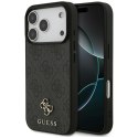 Etui Guess 4G Small Classic Logo MagSafe do iPhone 17 Pro czarny