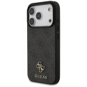 Etui Guess 4G Small Classic Logo MagSafe do iPhone 17 Pro czarny