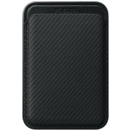 Portfel magnetyczny PITAKA Woven Wallet MagSafe do telefonu czarno szary