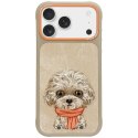 Etui Nimmy Big Eyed Pet 2.0 Dog do iPhone 17 beżowy