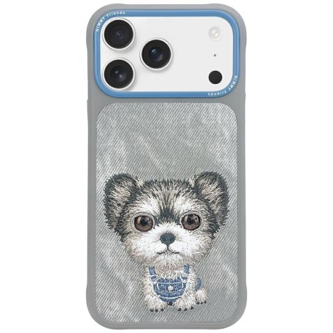 Etui Nimmy Big Eyed Pet 2.0 Dog do iPhone 17 szary