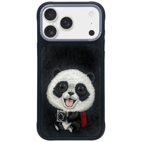 Etui Nimmy Big Eyed Pet 2.0 Panda do iPhone 17 Pro czarny