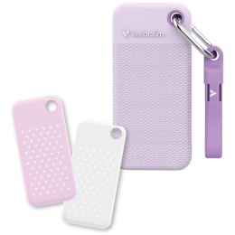 Dysk Zewnętrzny Verbatim Pocket SSD 2TB USB-C 3.2 gen.2 biały-fioletowy 32323
