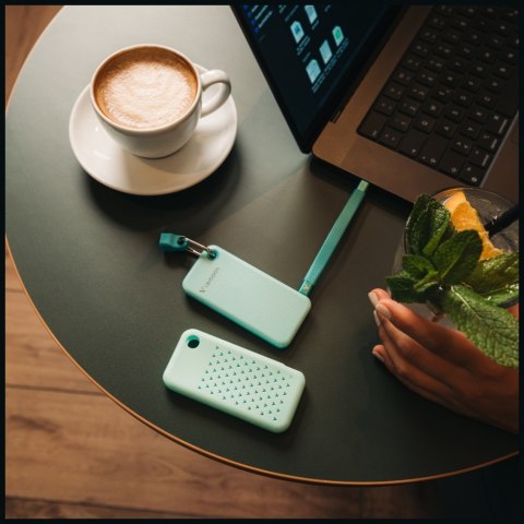 Dysk Zewnętrzny Verbatim Pocket SSD 2TB USB-C 3.2 gen.2 czarny-polarny niebieski 32325