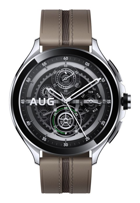 Zegarek Smartwatch Xiaomi Watch 2 Pro LTE Srebrny | Smartband | Bluetooth 5.3, 4G LTE, Wi-Fi, GPS, NFC, 5ATM, 1.43"