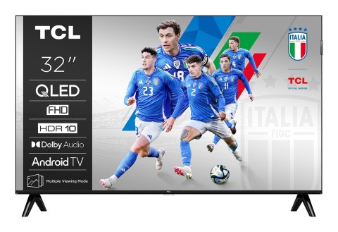 Telewizor TCL 32S59K QLED 32'' Full HD Android TV Dolby Digital Plus DVB-T2 Metaliczny