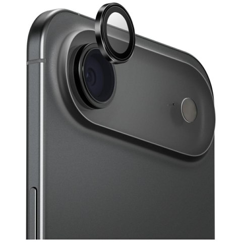 Szkło na obiektyw aparatu UNIQ Optix Aluminium Camera Lens Protector do iPhone 17 Air z aplikatorem czarny