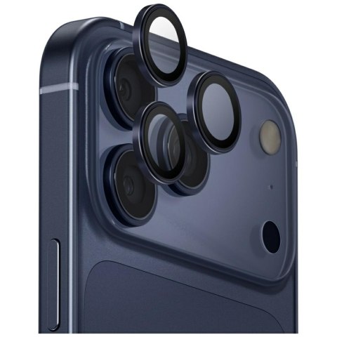 Szkło na obiektyw aparatu UNIQ Optix Aluminium Camera Lens Protector do iPhone 17 Pro / iPhone 17 Pro Max z aplikatorem gran