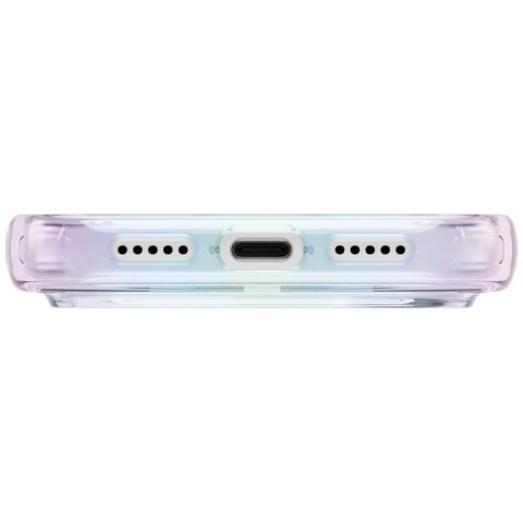 Etui UNIQ Iridescia do iPhone 17 Pro Magclick Charging holo quartz