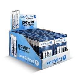 Baterie alkaliczne AAA/LR03 everActive Pro Alkaline display handlowy 96 szt.