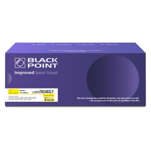 Toner Black Point do Brother (TN-248XLY) Yellow 2300 str. z chipem
