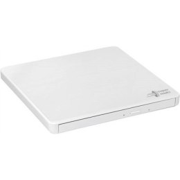 H.L Data Storage Ultra Slim Portable DVD-Writer White