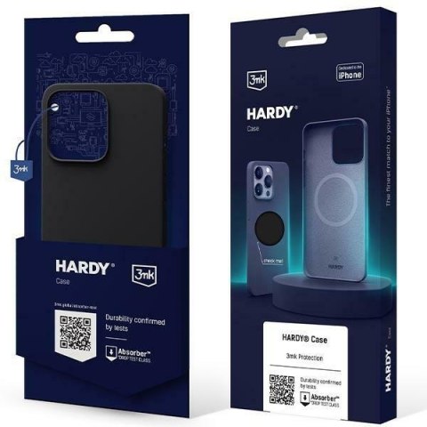 3MK Hardy Case iPhone 15 Plus / 14 Plus6.7" grafitowy/graphite MagSafe