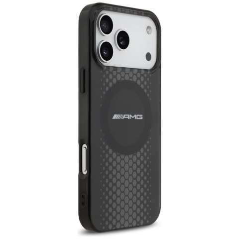 Etui AMG Double Layer Transparent Graphics MagSafe do iPhone 17 Pro Max czarny