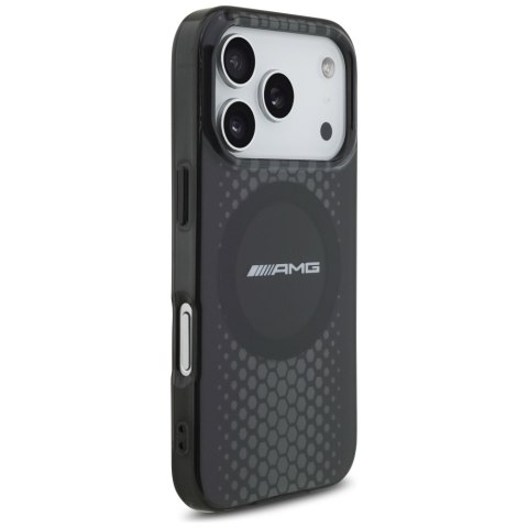 Etui AMG Double Layer Transparent Graphics MagSafe do iPhone 17 Pro czarny