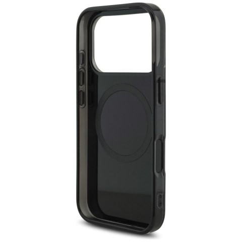 Etui AMG Double Layer Transparent Graphics MagSafe do iPhone 17 Pro czarny