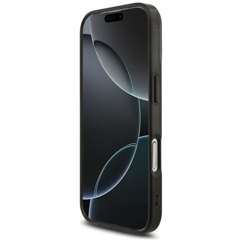 Etui AMG Double Layer Transparent Graphics MagSafe do iPhone 17 czarny