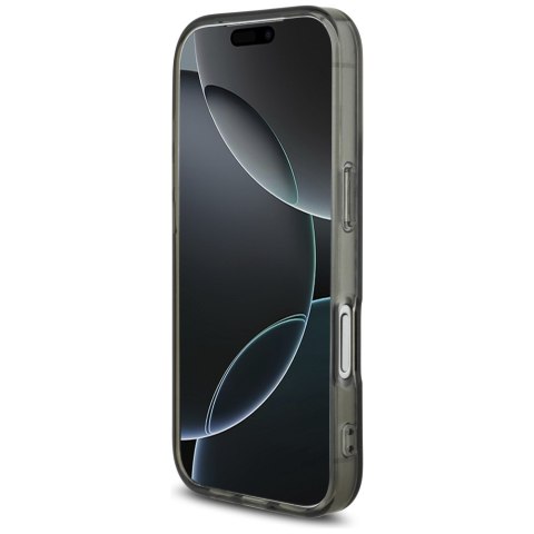 Etui AMG Double Layer Transparent Smocked MagSafe do iPhone 17 Pro czarny