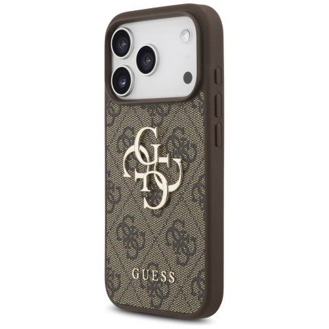Etui Guess 4G Big Logo do iPhone 17 Pro brązowy