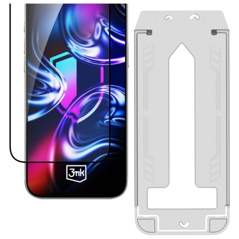 Szkło hartowane 3MK HardGlass Max z aplikatorem do Apple iPhone 13 Pro Max/14 Plus