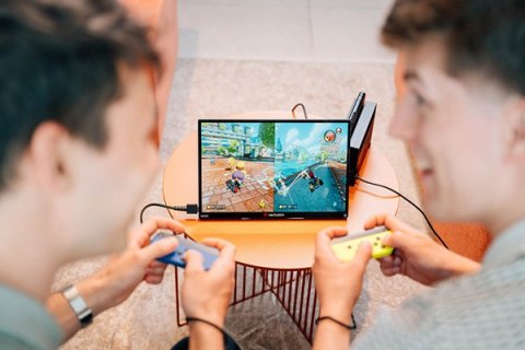 Verbatim przenośny monitor dotykowy, ALU, 13.3", WUXGA (1920 x 1200), 60Hz, czarny