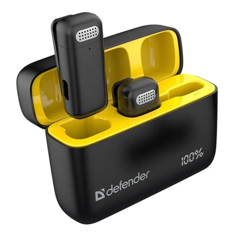 Defender, Lavalier mikrofon, TALKY-139, czarny