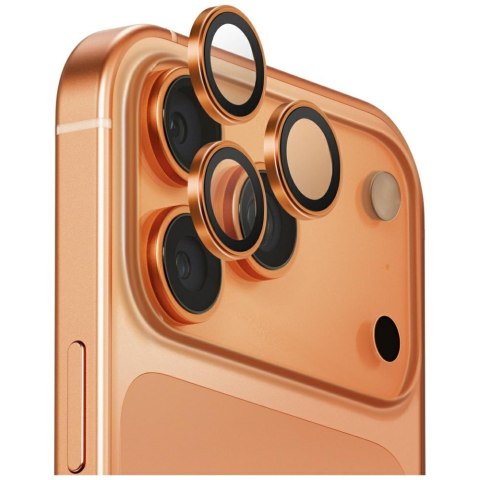 Szkło na obiektyw aparatu UNIQ Optix Aluminium Camera Lens Protector do iPhone 17 Pro / iPhone 17 Pro Max z aplikatorem burs