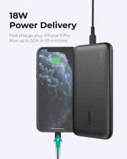 PB-N73S ultraszybki Power Bank | 10000 mAh | 4xUSB | Quick Charge 3.0 | Power Delivery 3.0 | 20W | LED | kabel USB-C