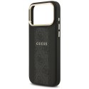 Etui Guess 4G Stripe MagSafe do iPhone 17 Pro Max czarny