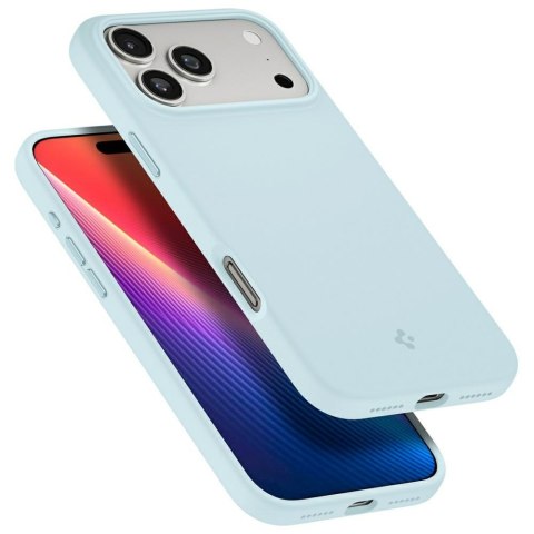 Etui Spigen Silicone Fit MAG MagSafe do iPhone 17 Pro niebieski