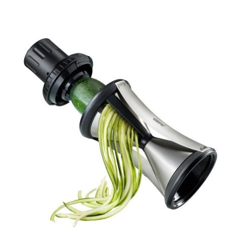 GEFU SPIRELLI XL krajalnica Ręczny Czarny, Stal nierdzewna Plastik, Stal nierdzewna